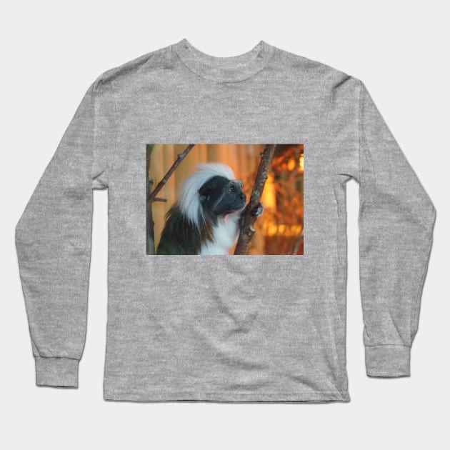 Cotton - Top Tamarin Long Sleeve T-Shirt by Nicole Gath Photography